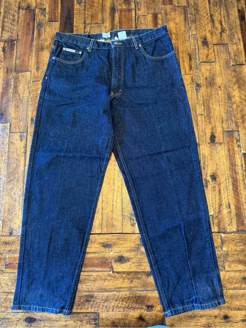 Calvin Klein Jeans Indigo Straight-Leg Denim